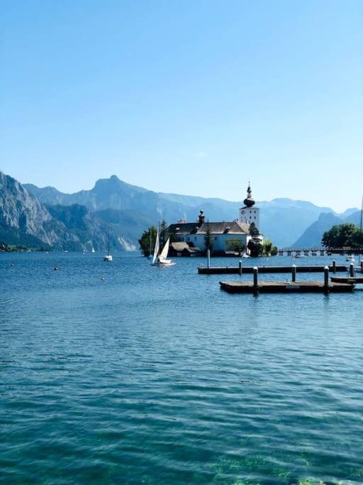 Fewo Kuferzeile Gmunden Seenaehe Bagian luar foto